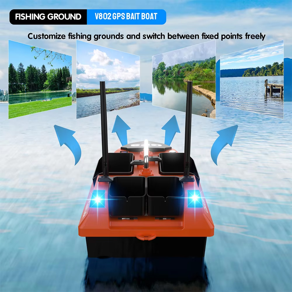 NG V802 Pro GPS RC Bait Boat Wholesale