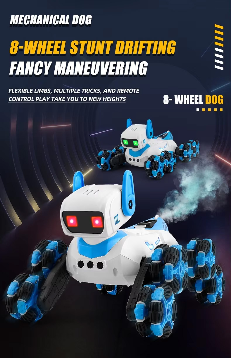 NG F01 RC Stunt Robot Dog Toy