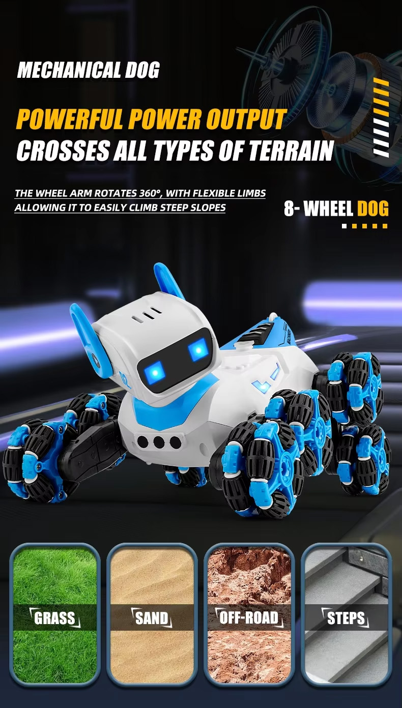 NG F01 RC Stunt Robot Dog Toy