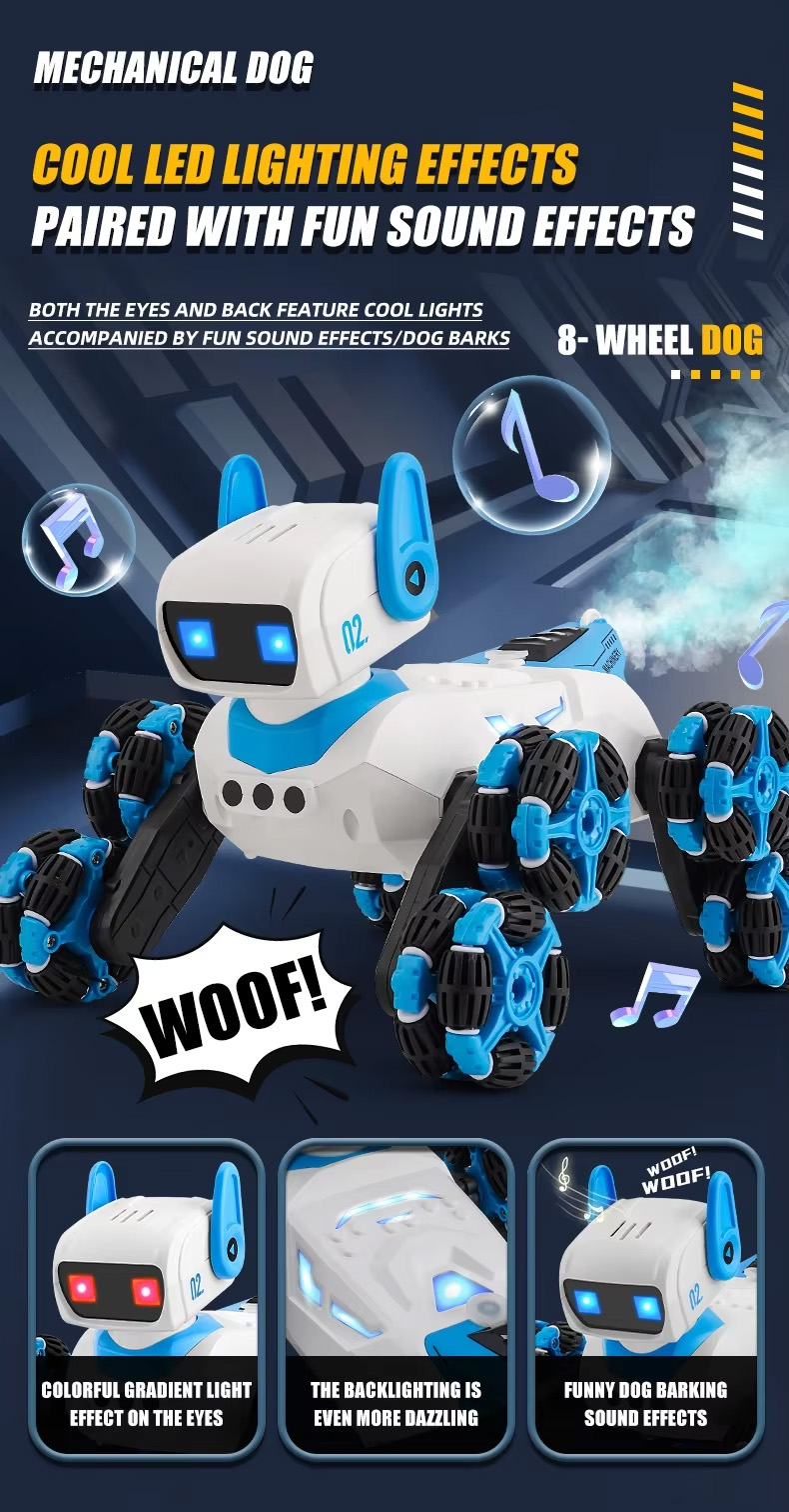 NG F01 RC Stunt Robot Dog Toy