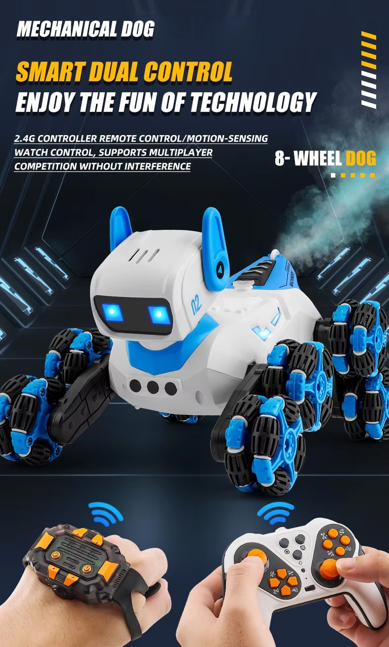 NG F01 RC Stunt Robot Dog Toy Wholesale