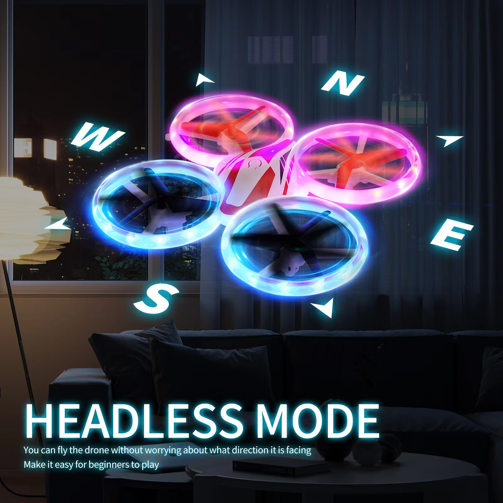 NG T20 Mini LED RGB Drones Wholesale