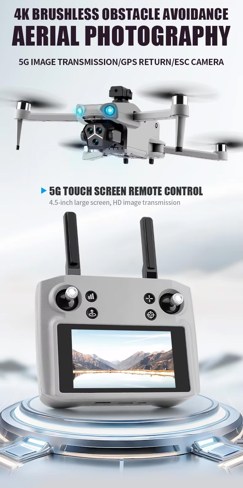 GPS Brushless 4K Camera Drone Wholesale