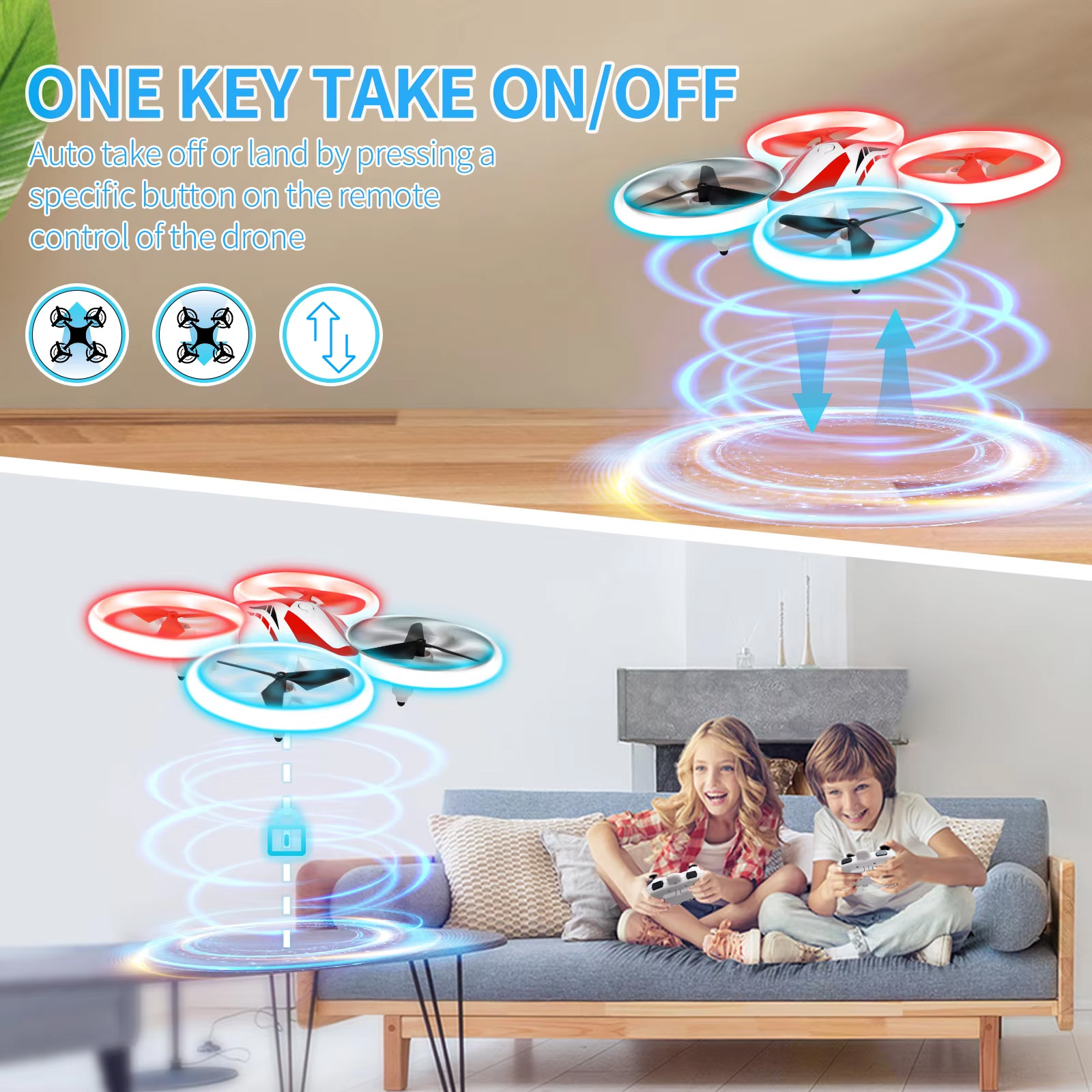 NG T20 Mini LED RGB Drones Wholesale
