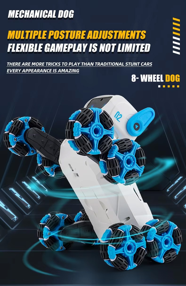 NG F01 RC Stunt Robot Dog Toy Wholesale