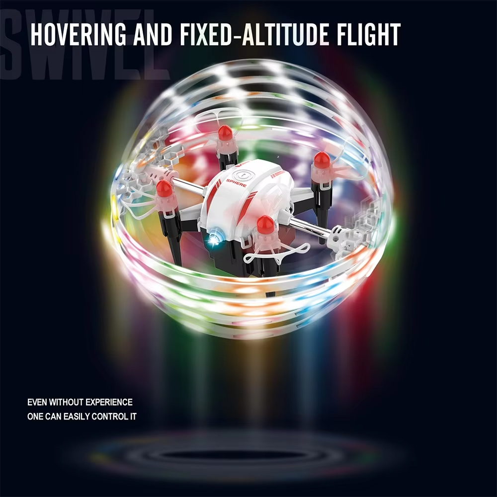 NG T25 Colorful Lights Aurora Ball Mini Drone