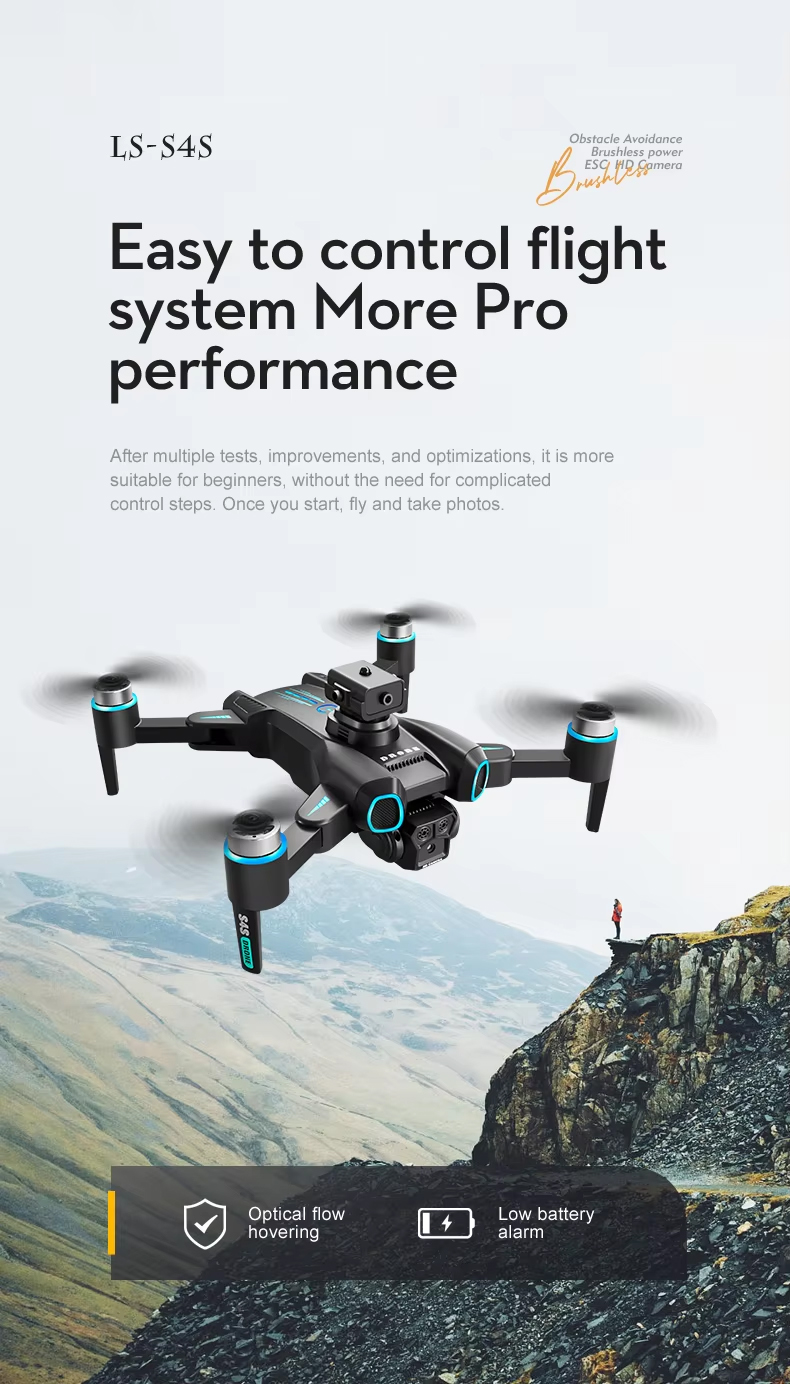 NG S4S Brushless HD Dual Camera Drone