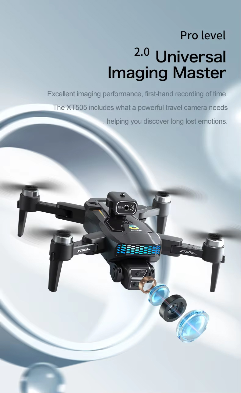 NG XT505 GPS Brushless Dual Camera Drone