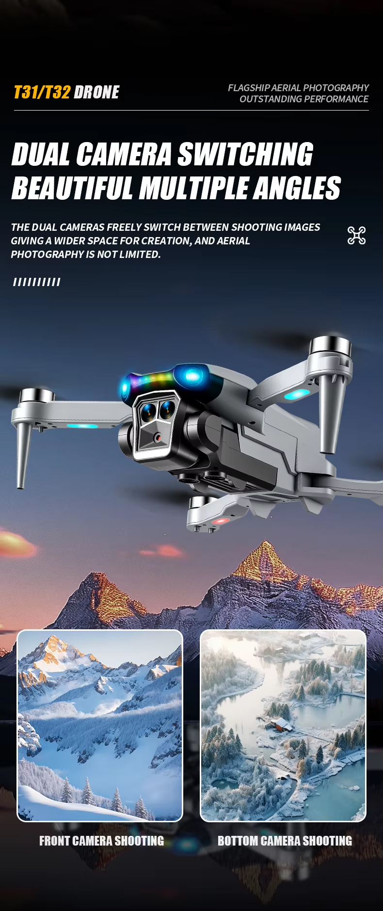 NG T31/T32 Brushless Optical Camera Drone