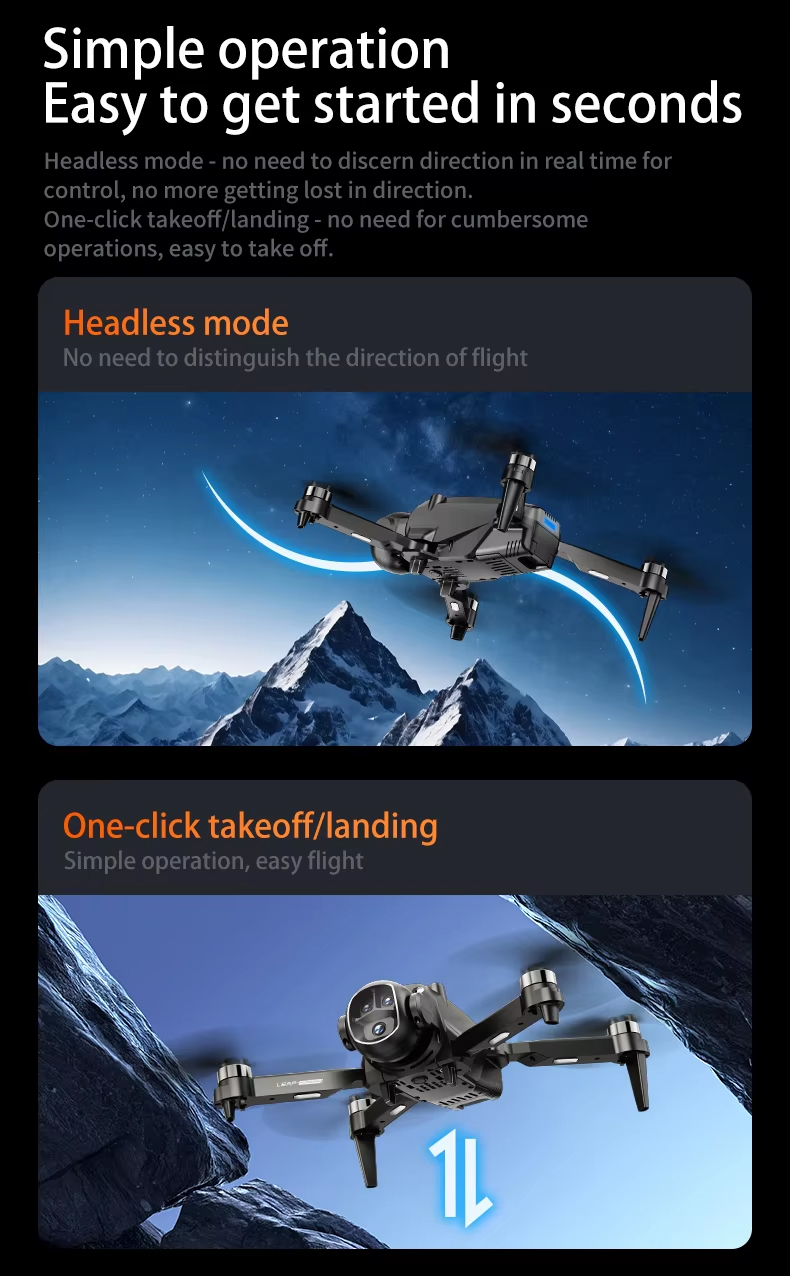 NG T39 Dual Camera Screen RC Drone