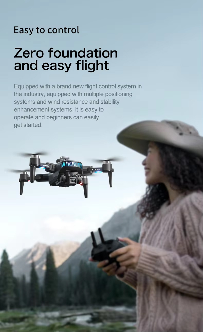 NG XT505 GPS Brushless Dual Camera Drone