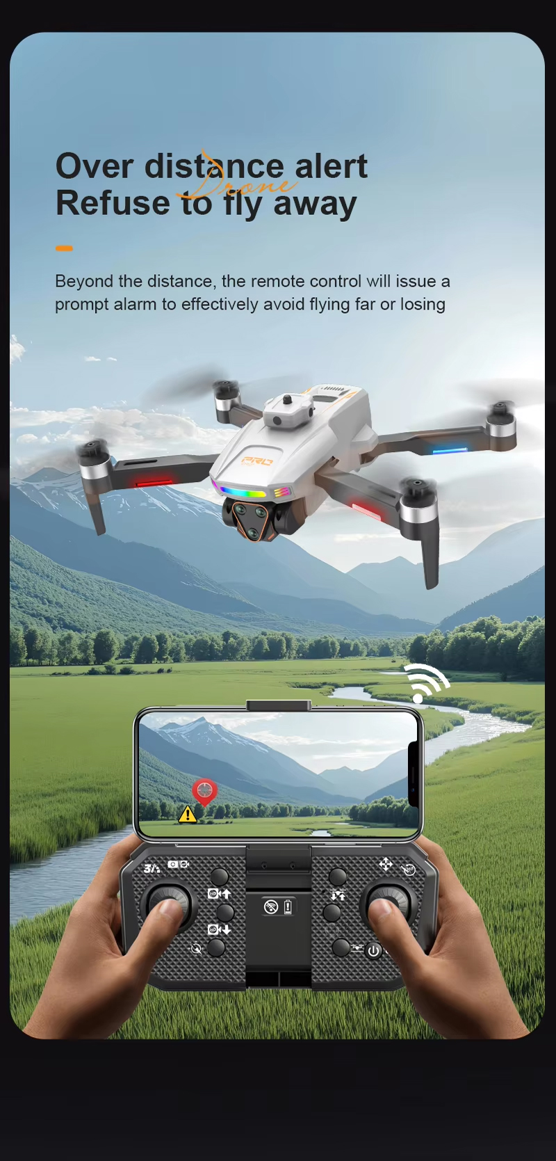 NG T52 Detachable Screen Camera Drone