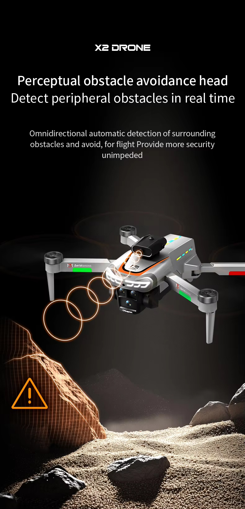 NG T50 HD Obstacle Avoidance Camera Drone