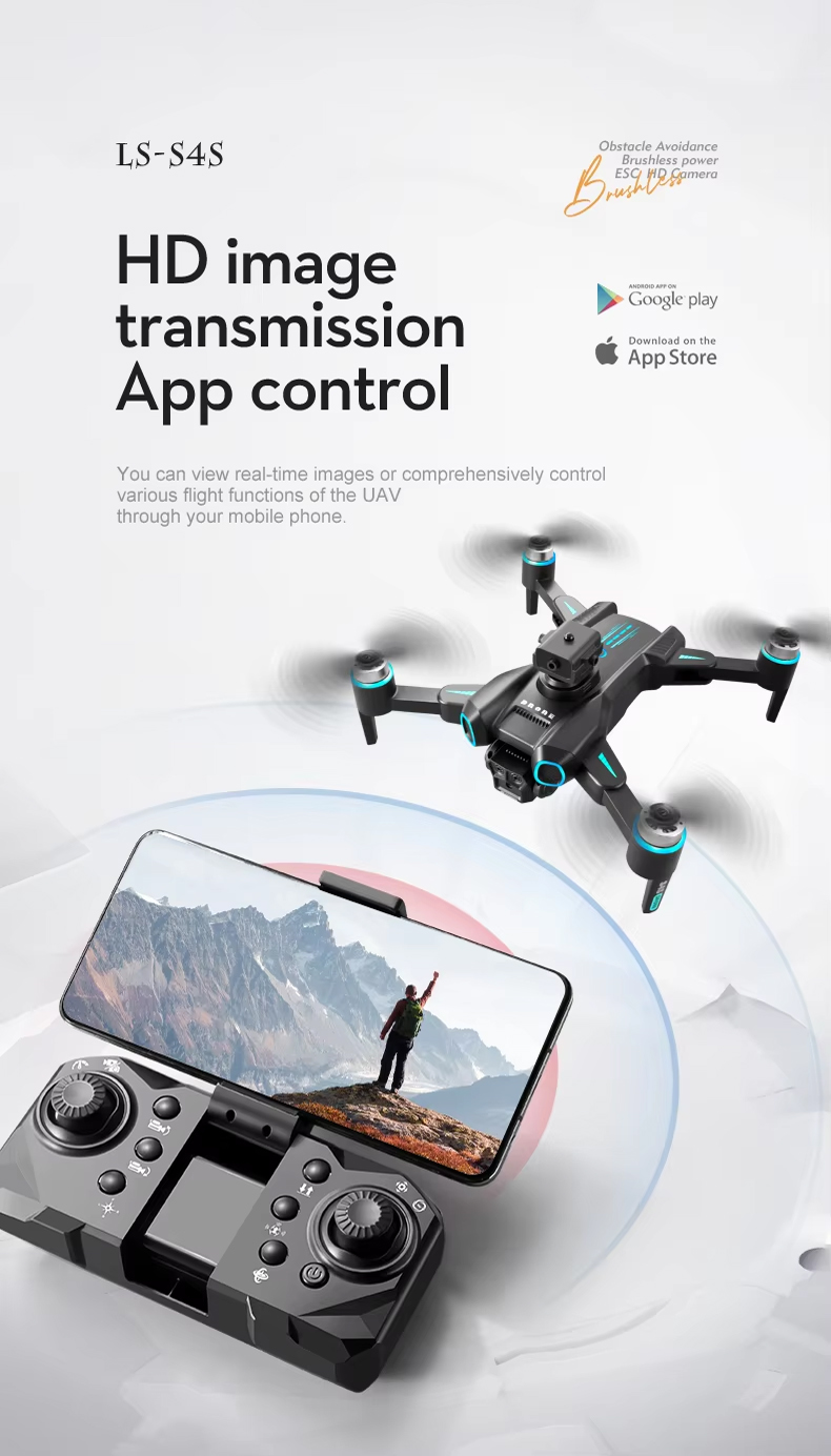 NG S4S Brushless HD Dual Camera Drone