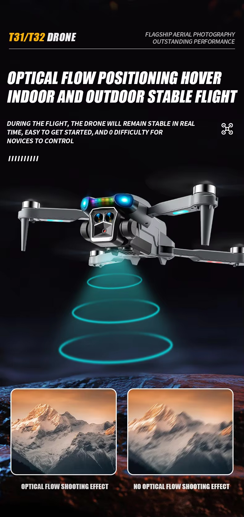 NG T31/T32 Brushless Optical Camera Drone