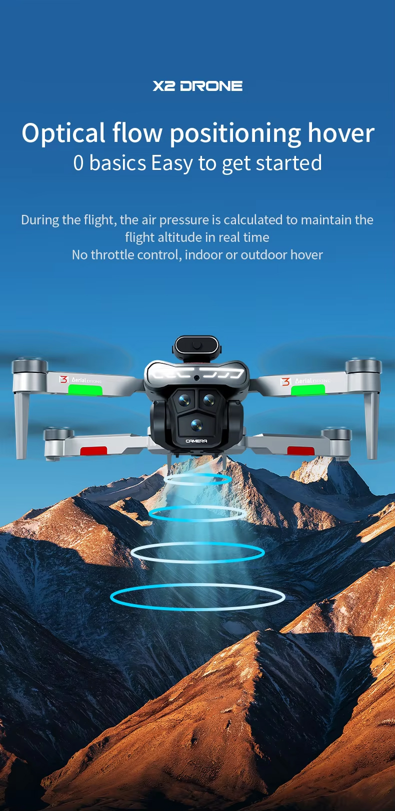 NG T50 HD Obstacle Avoidance Camera Drone