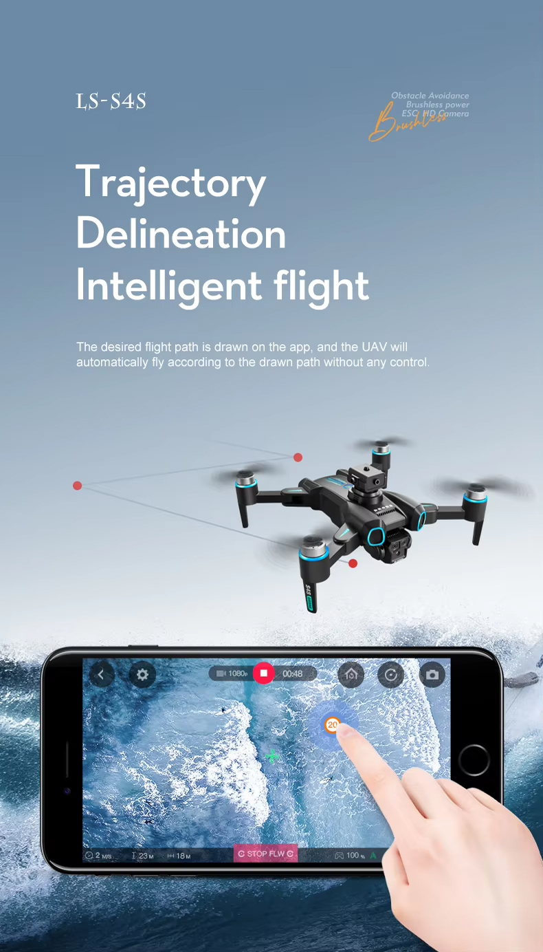 NG S4S Brushless HD Dual Camera Drone