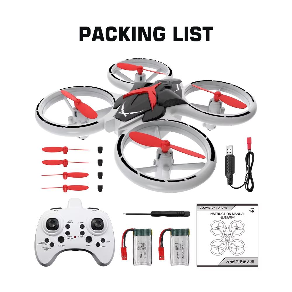NG T22 RC Glow Stunt Mini Drone