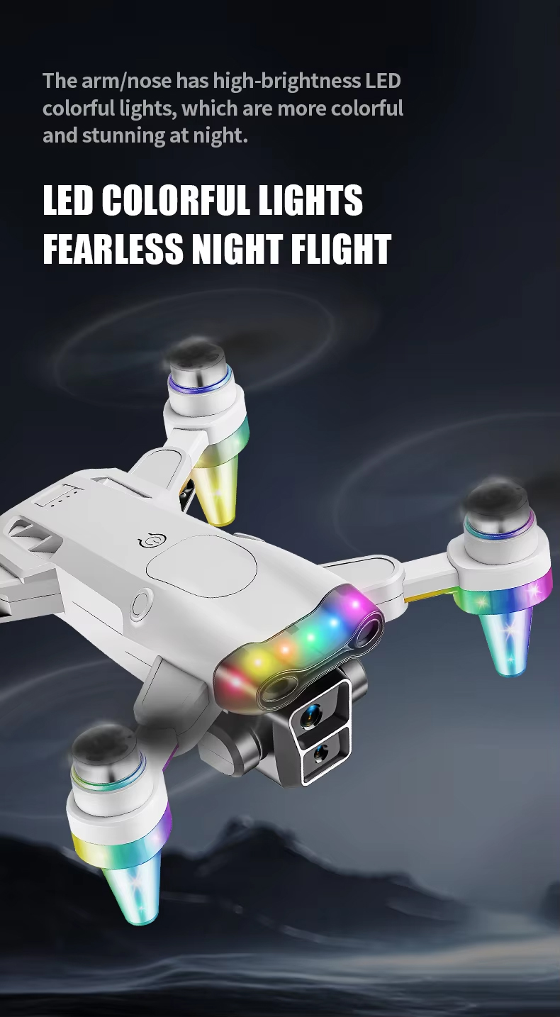 NG T28/T29 Cool Lights Dual Camera Drone