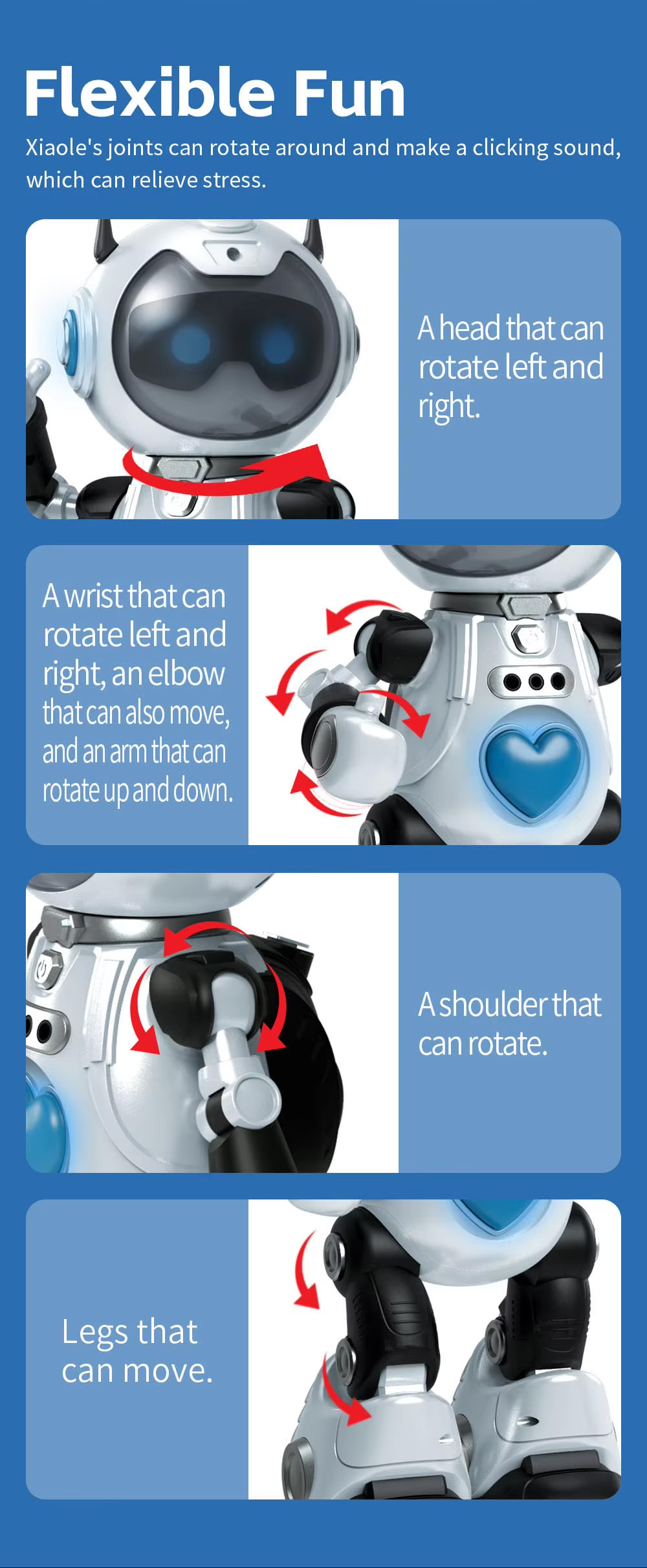 NG F11 Smart AI Companion Robot Wholesale