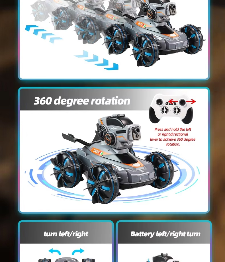 NG Y51 Amphibious Waterproof RC Car