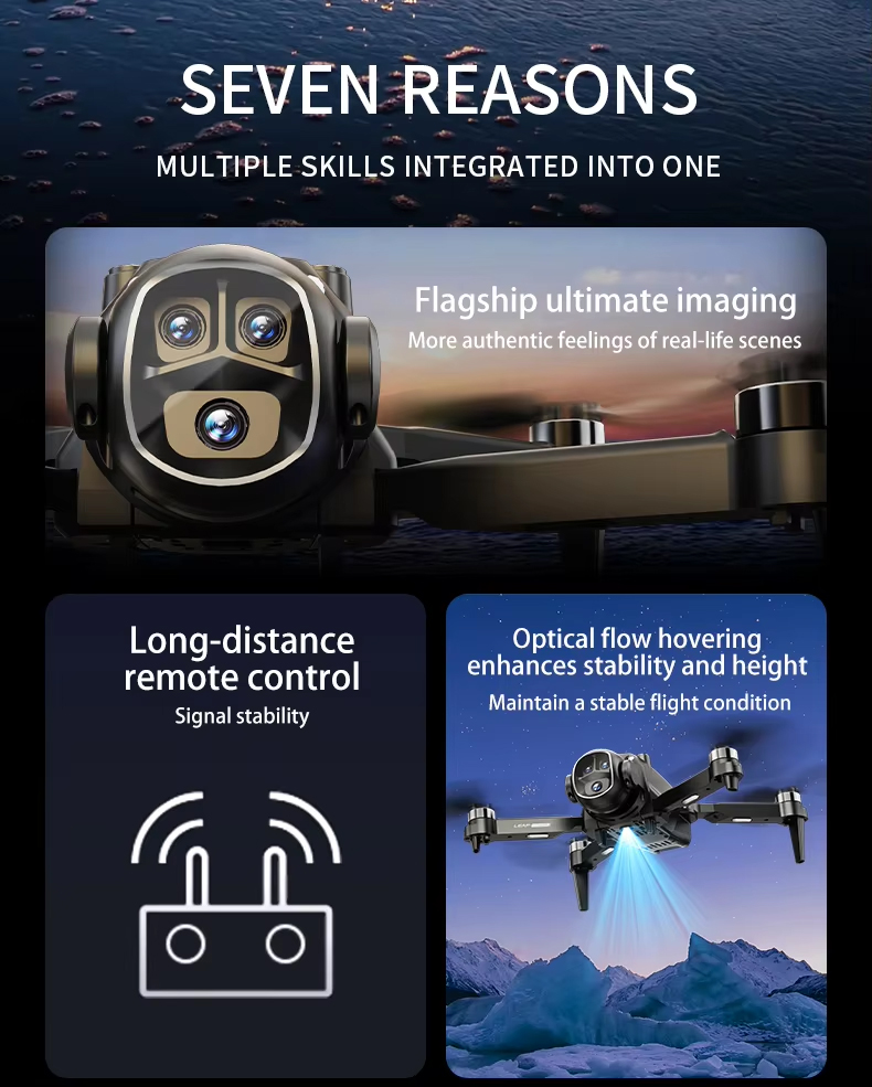 NG T39 Dual Camera Screen RC Drone