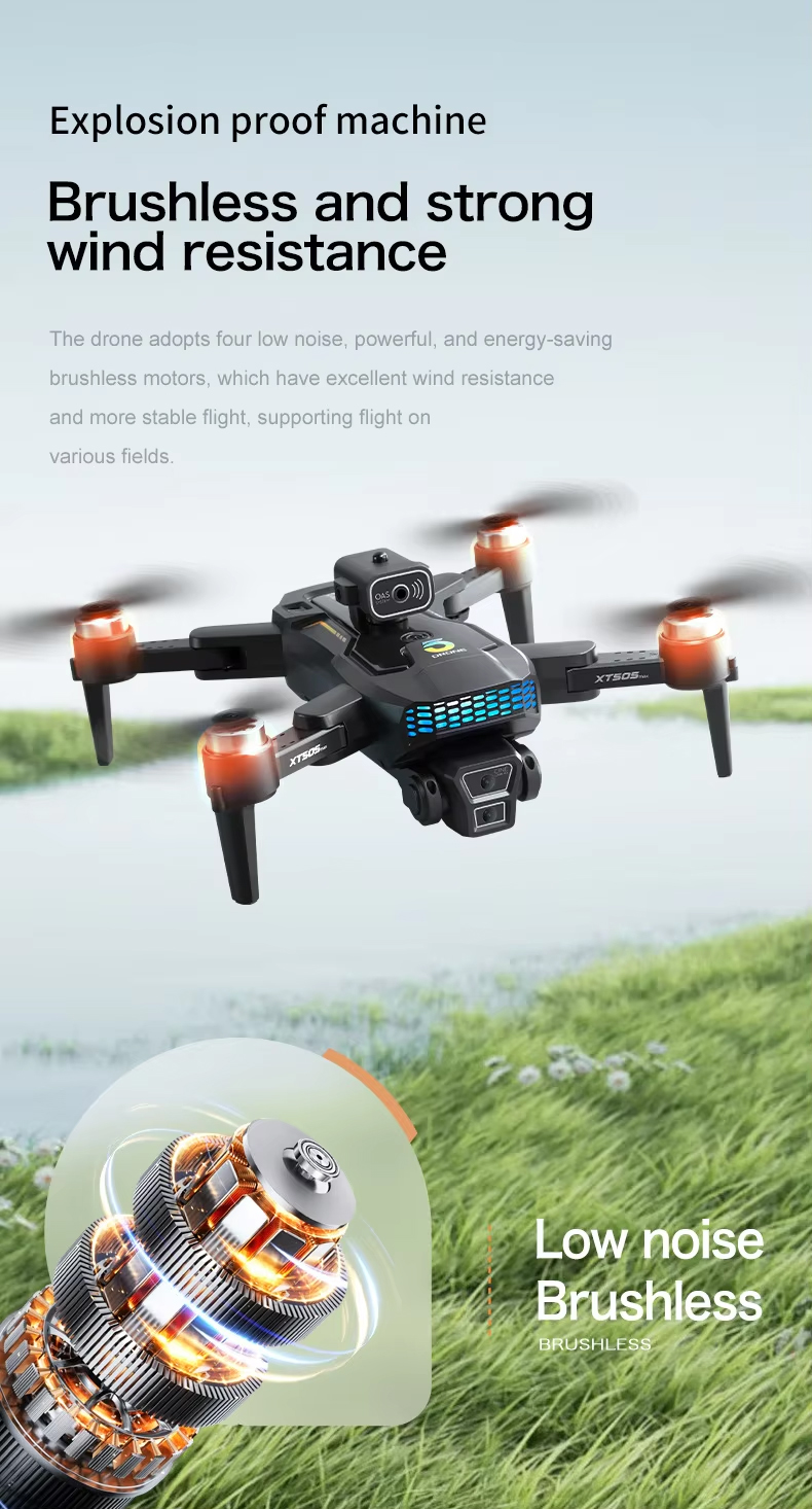 NG XT505 GPS Brushless Dual Camera Drone