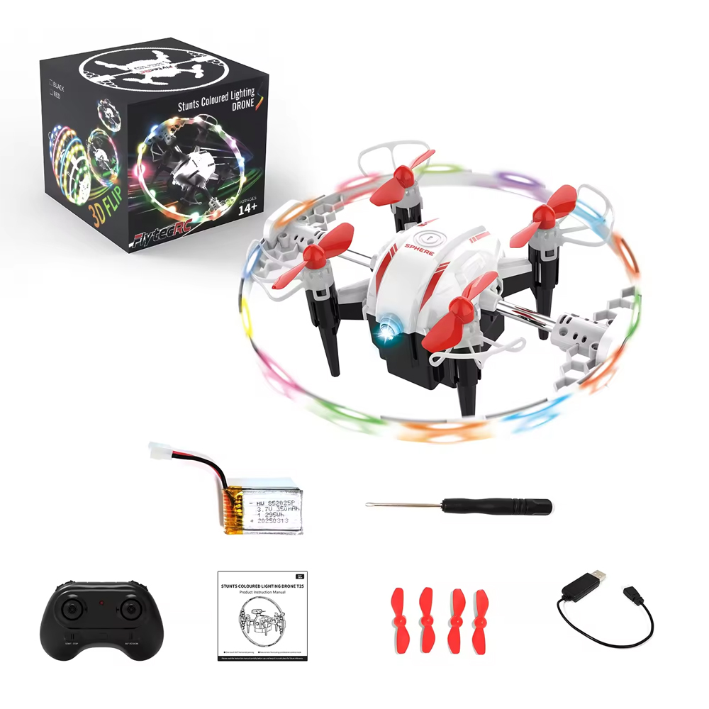 NG T25 Colorful Lights Aurora Ball Mini Drone