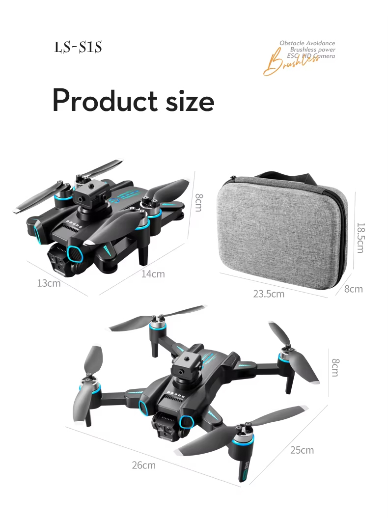NG S4S Brushless HD Dual Camera Drone