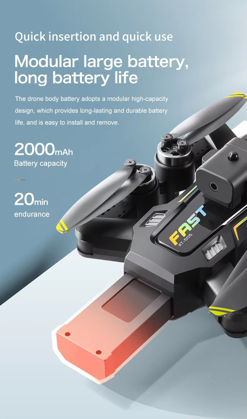 NG XT505 GPS Brushless Dual Camera Drone