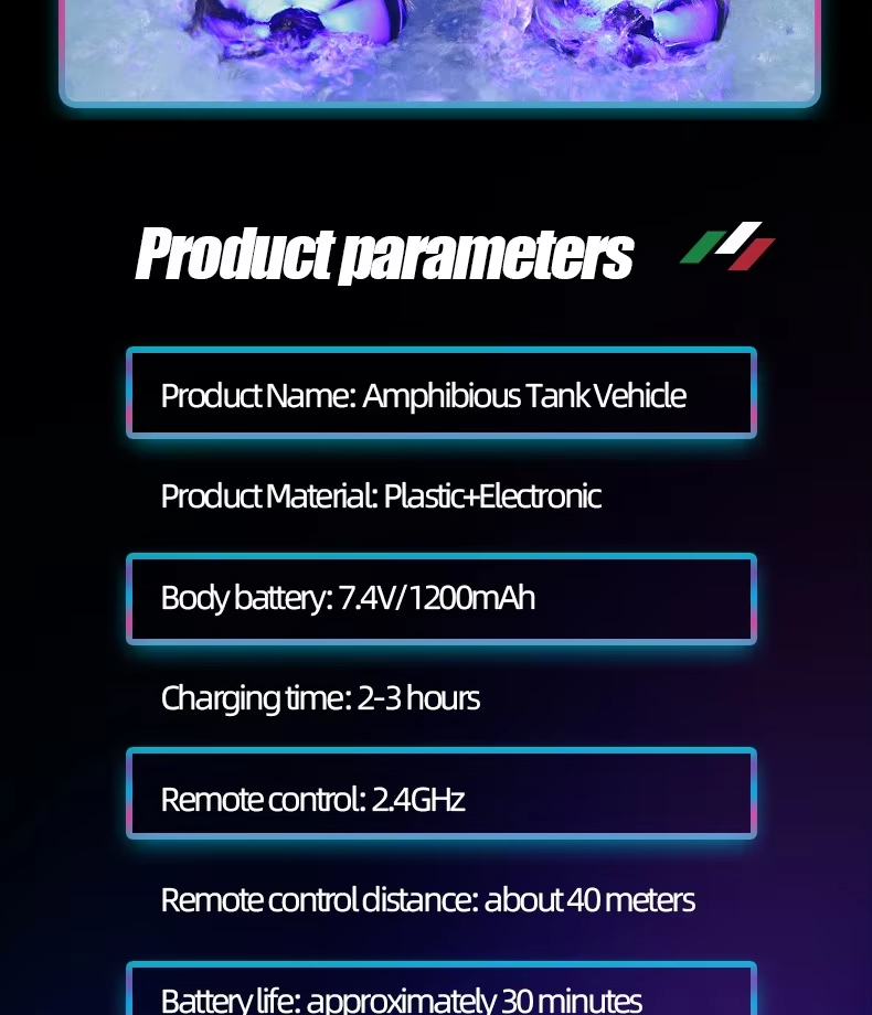 NG Y51 Amphibious Waterproof RC Car