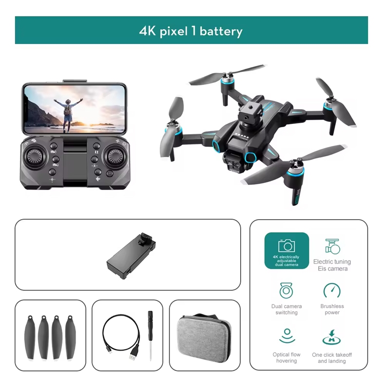 NG S4S Brushless HD Dual Camera Drone