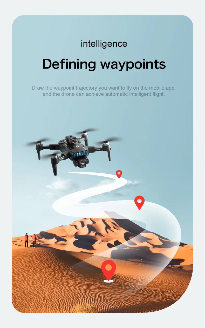 NG XT505 GPS Brushless Dual Camera Drone
