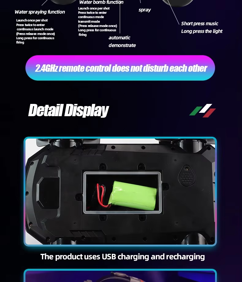 NG Y51 Amphibious Waterproof RC Car