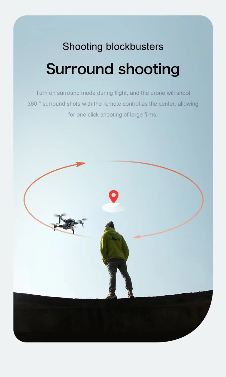 NG XT505 GPS Brushless Dual Camera Drone
