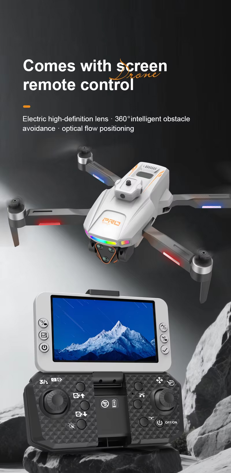 NG T52 Detachable Screen Camera Drone