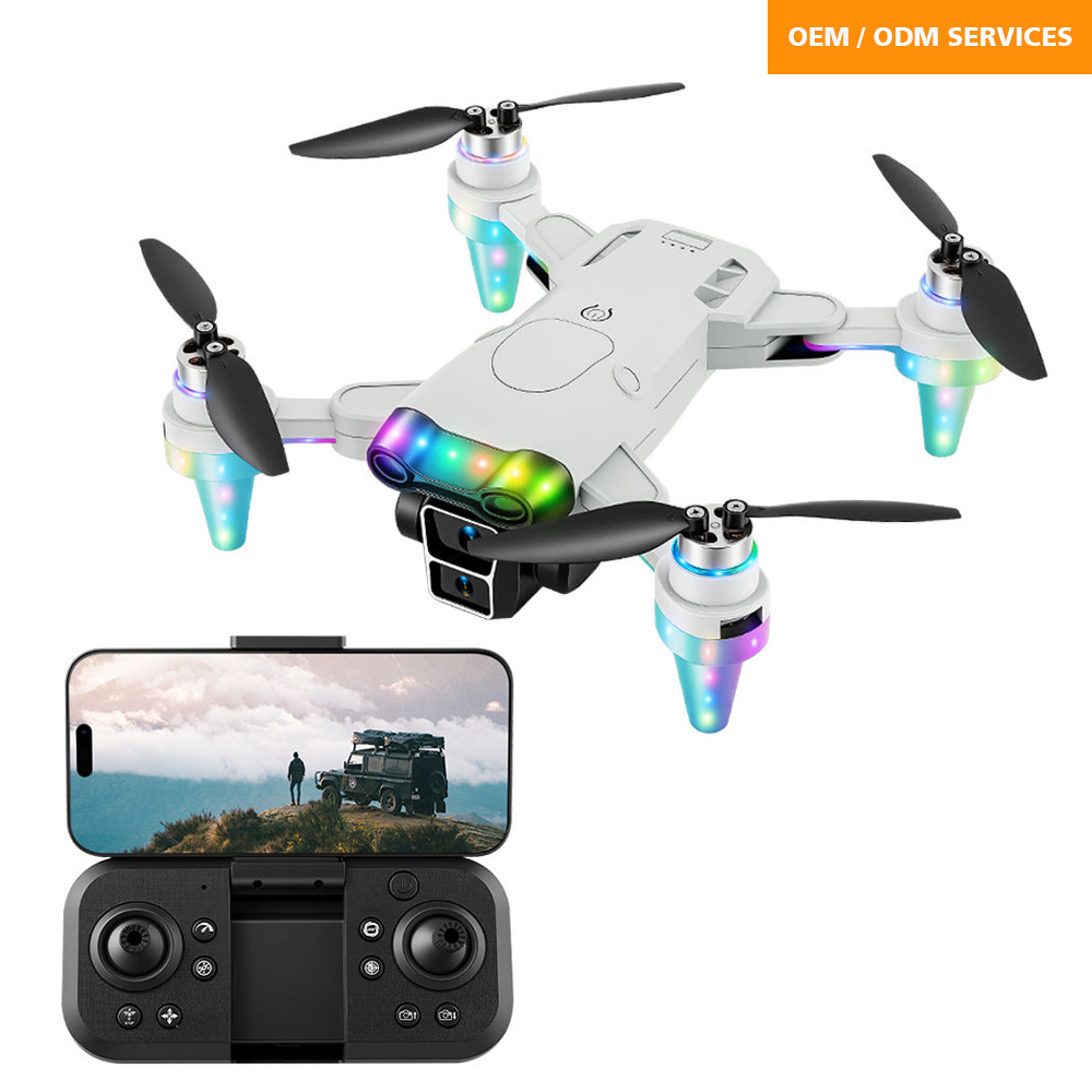NG T28 Cool Lights Dual Camera Drone