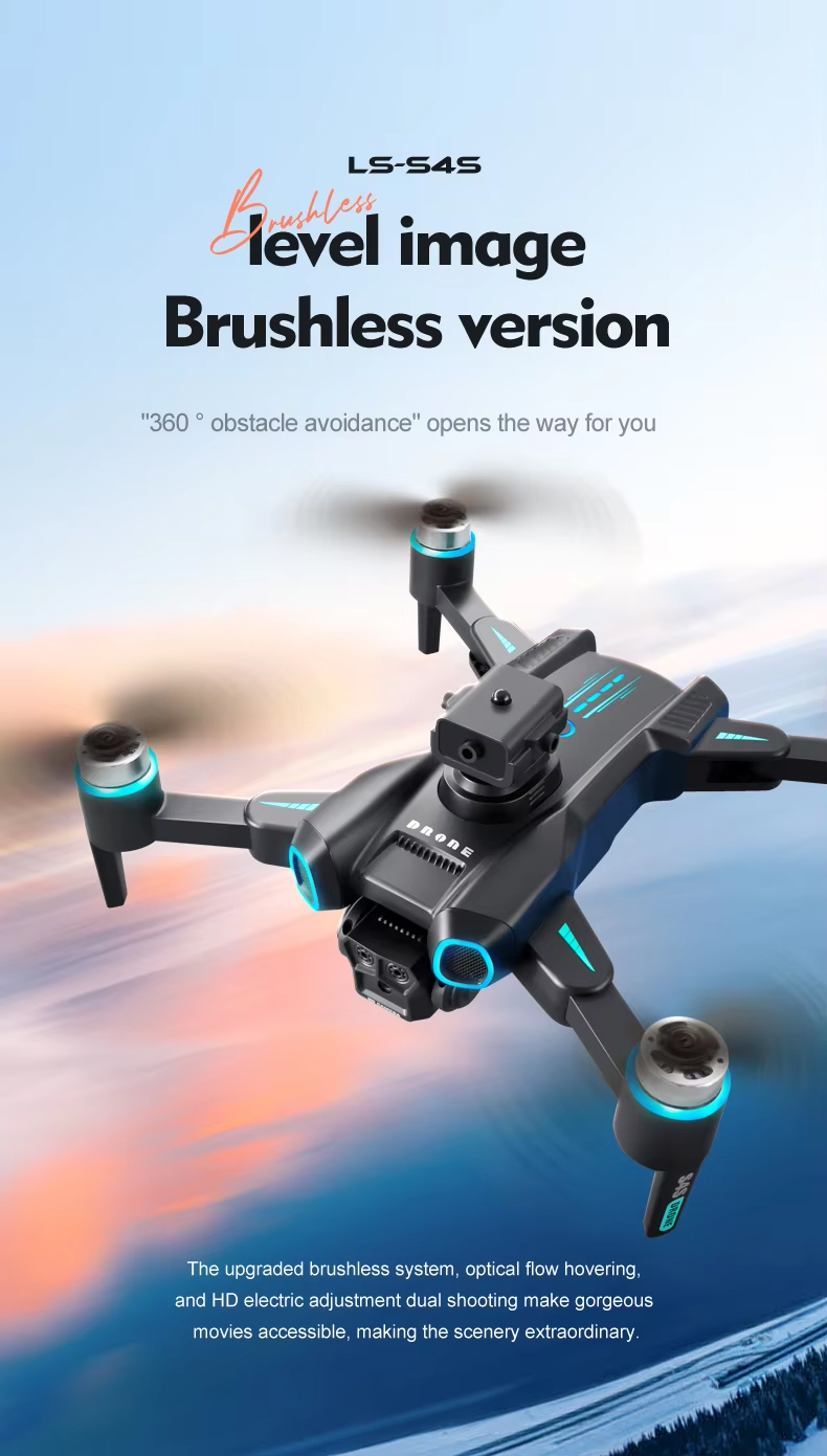 NG S4S Brushless HD Dual Camera Drone
