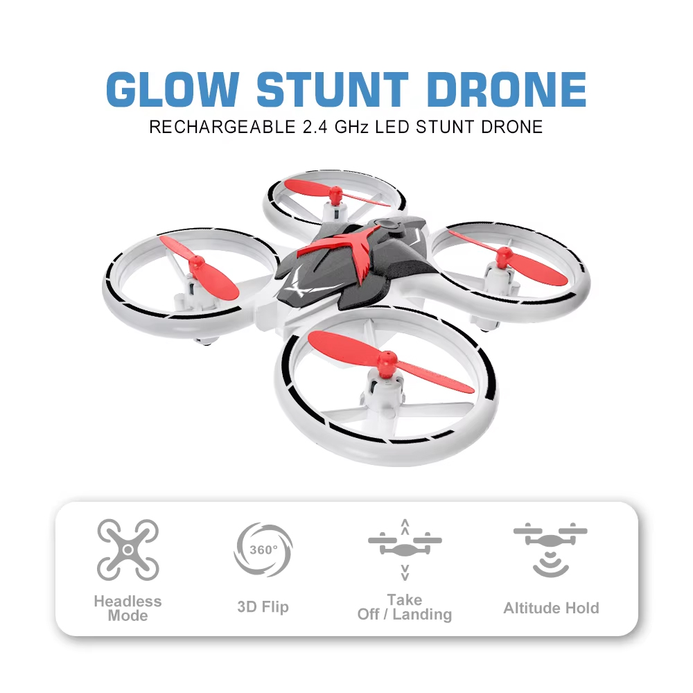 NG T22 RC Glow Stunt Mini Drone