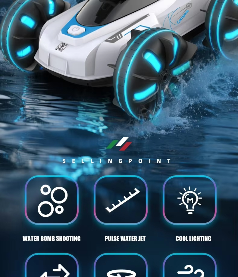 NG Y51 Amphibious Waterproof RC Car