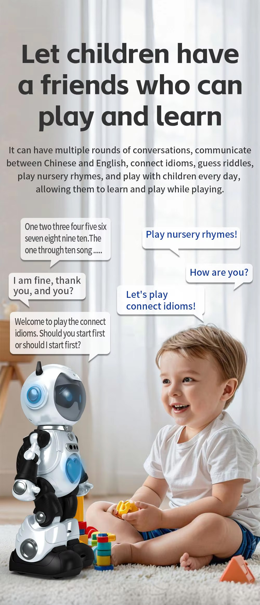 NG F11 Smart AI Companion Robot Wholesale