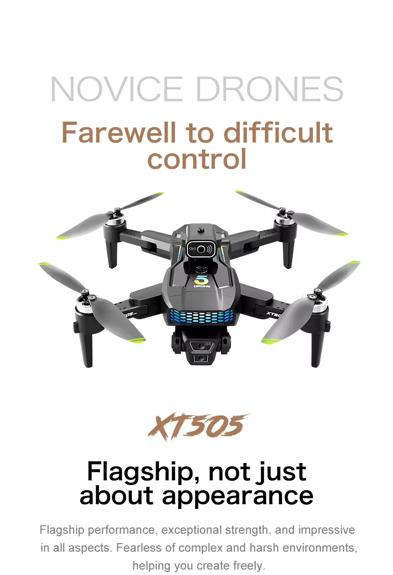 NG XT505 GPS Brushless Dual Camera Drone