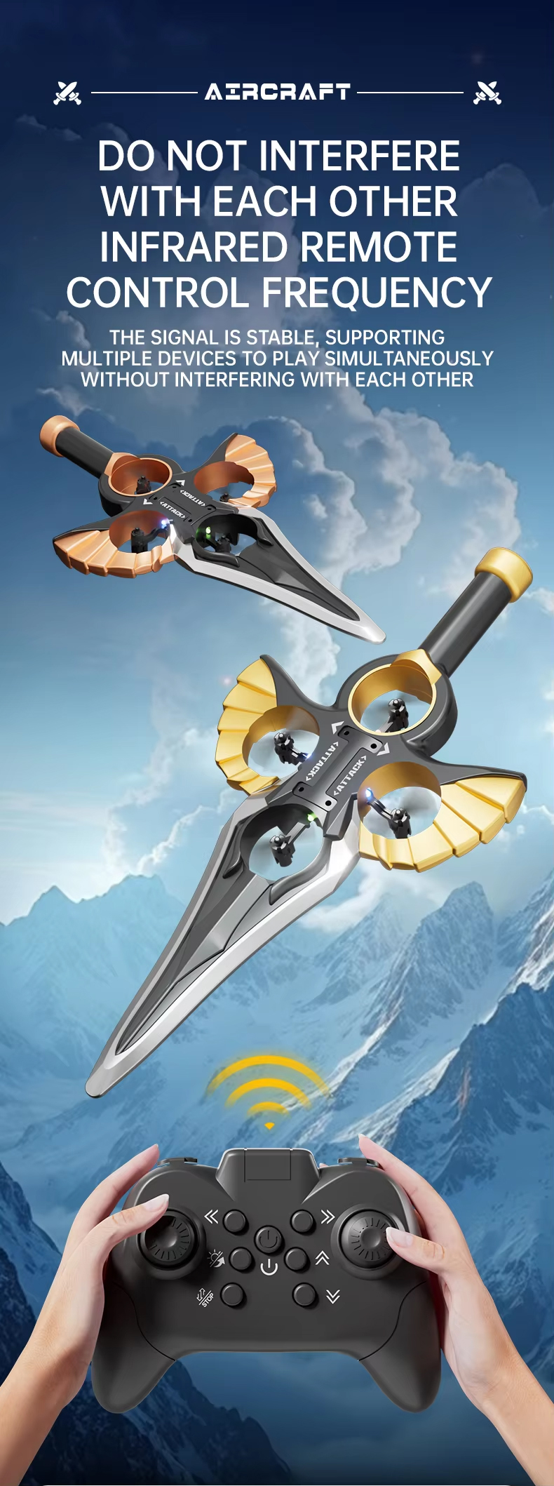 NG T51 Flying Sword RC Foam Airplane Toy