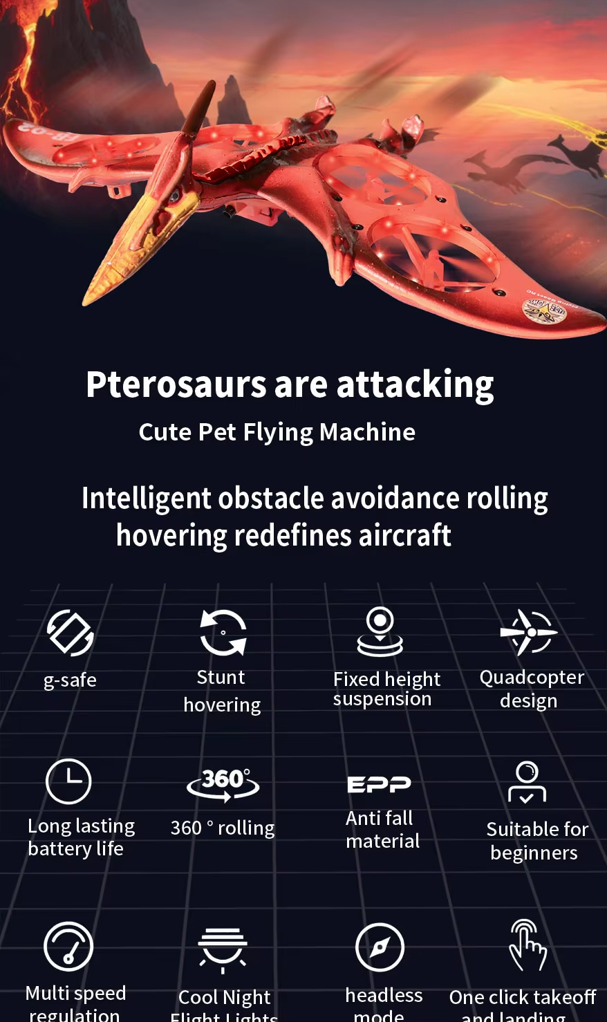 NG T19 Pterosaur RC Foam Airplane Toy