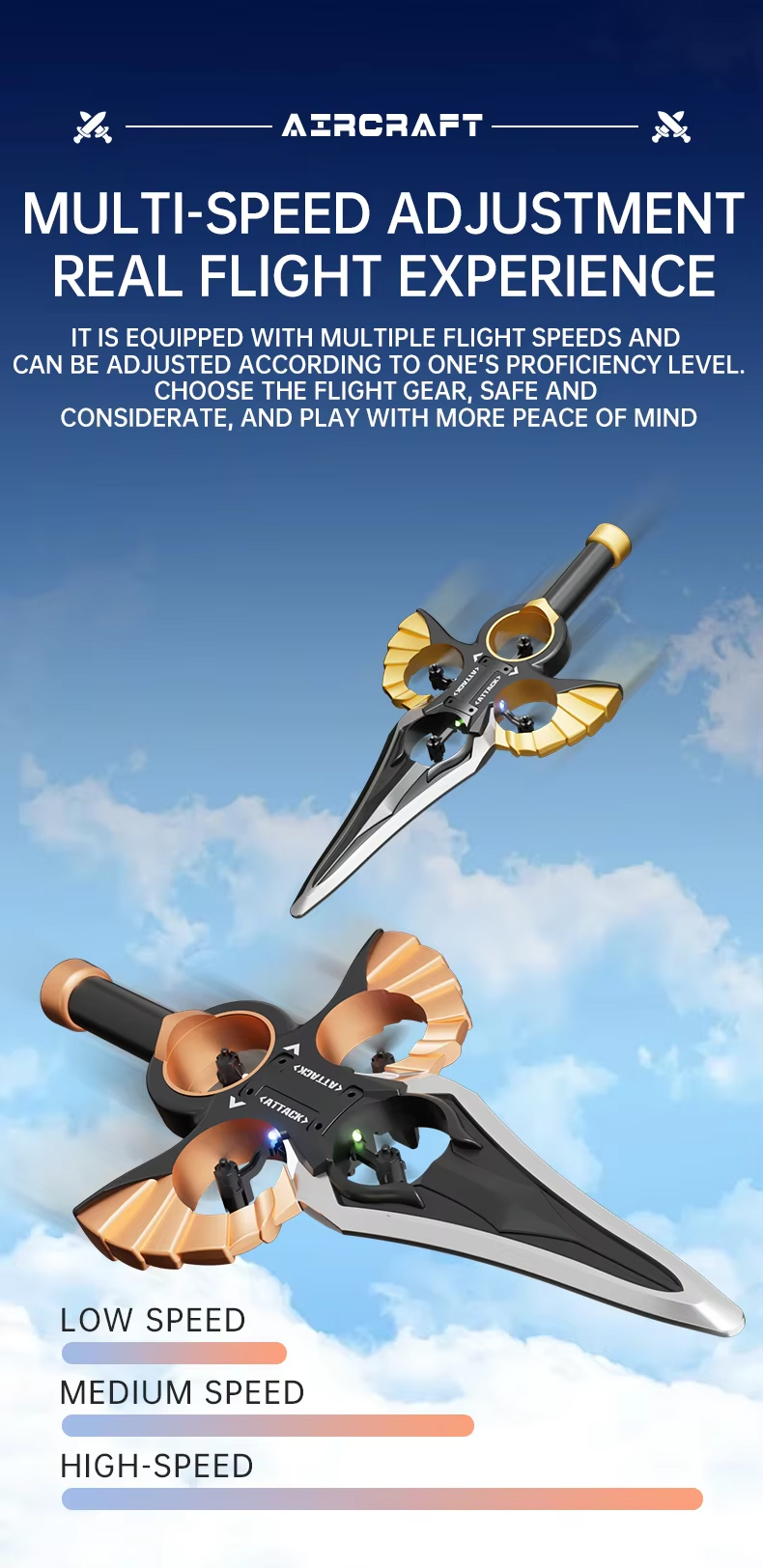 NG T51 Flying Sword RC Foam Airplane Toy